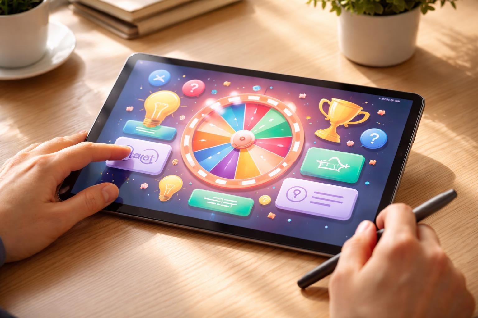 découvrez notre animation interactive avec jeu concours et quiz sur tablette samsung, un modèle efficace pour dynamiser vos événements et engager les participants.