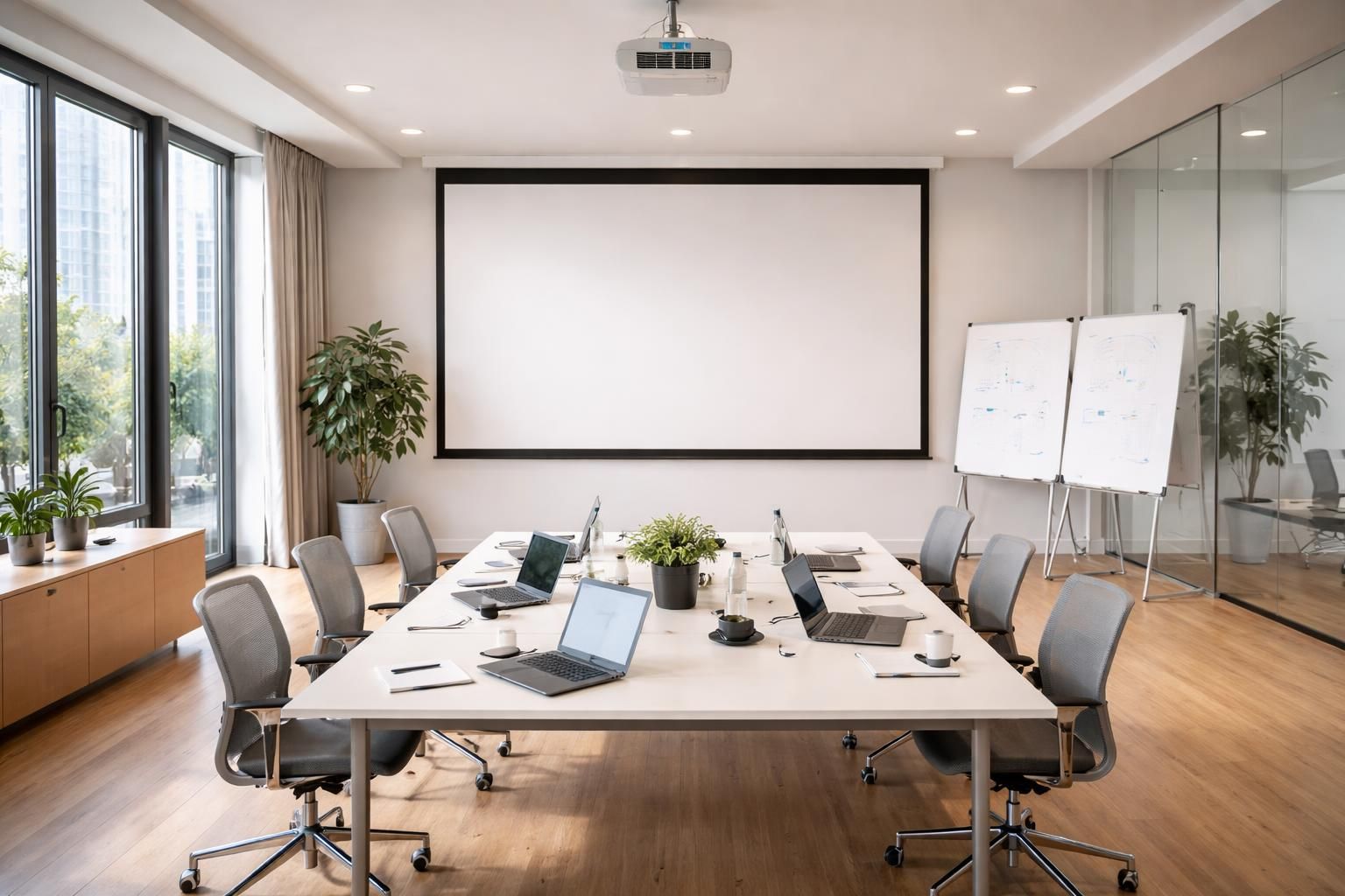 découvrez comment un écran de projection peut transformer votre salle en un studio de pitch clients efficace et professionnel, idéal pour présenter vos idées avec impact.