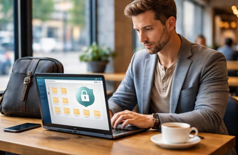 Sécurité RGPD : protéger fichiers prospects sur PC portable en déplacement