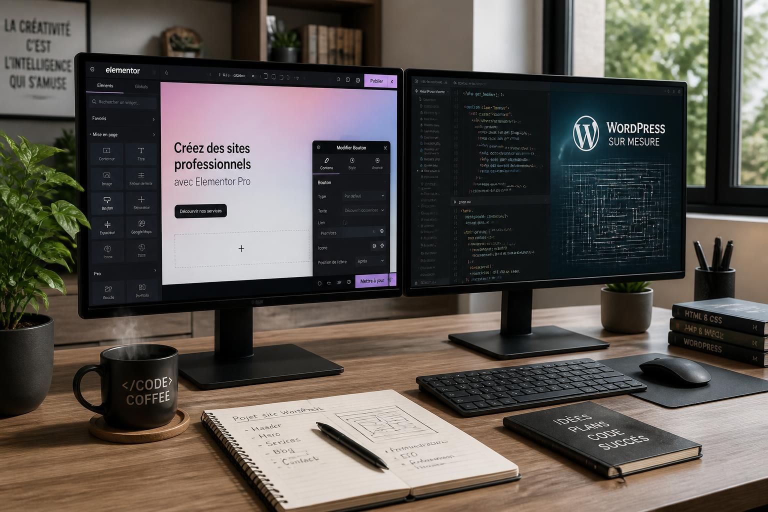 découvrez comment choisir entre elementor pro et un site wordpress sur mesure pour créer un site web performant adapté à vos besoins.